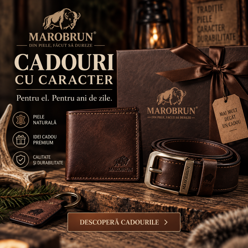 Cadouri din piele pentru vânători