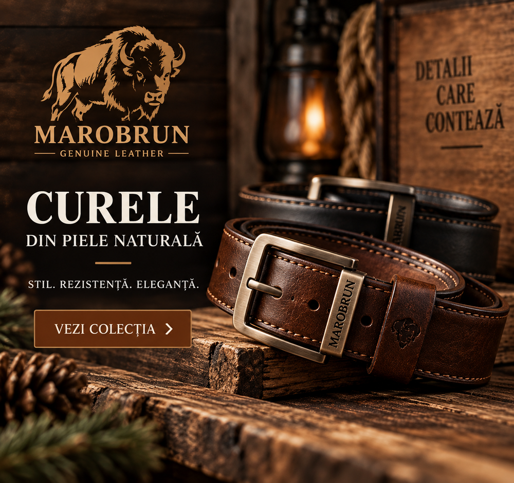 Accesorii din piele naturală pentru bărbați